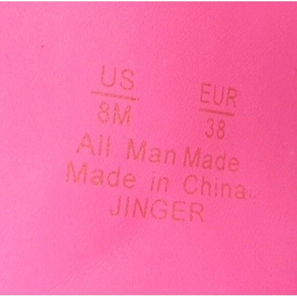 Circus NY Sam Edelman Jinger Clog Mules Flamingo Pink Gold Tassel Platform Sz 8 - Picture 11 of 12